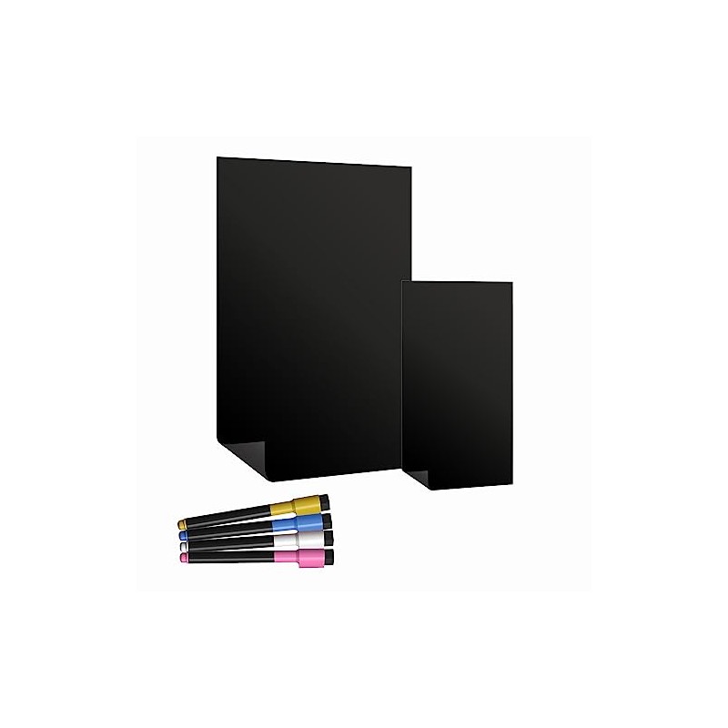 TMS Magnetic Whiteboard for Fridge | Twin Pack | A4