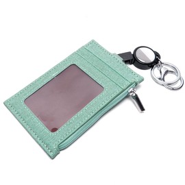 Grandios GD-LILPCS 6 Color Reel Pass Case, Coin Purse, Men's, Women's, Commuter Holder, IC Card Case, Key Chain, Commuting to Work or School, blue (light)