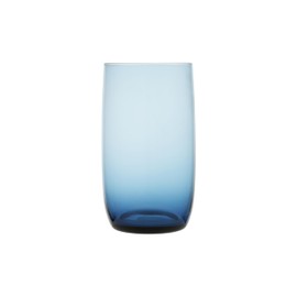 Fortessa Gala Glassware, 19 Oz. Iced Beverage (Set of 4), Cornflower Blue