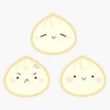 Magnet Steamed Bun Dumpling Magnet Bumper Sticker Car Magnet Flexible
