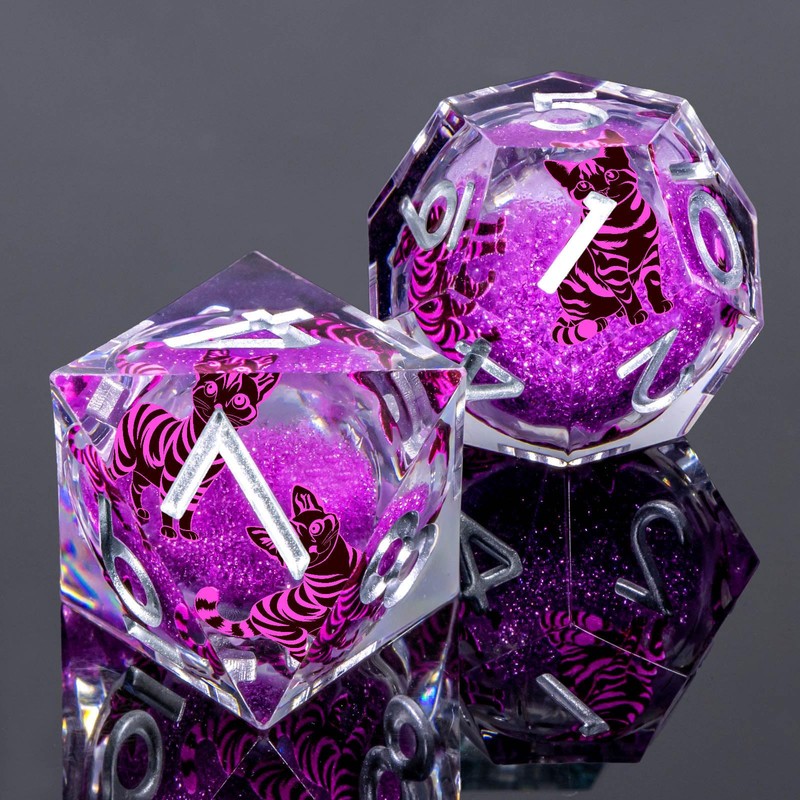 Resin Sharp Edge Polyhedral Dice