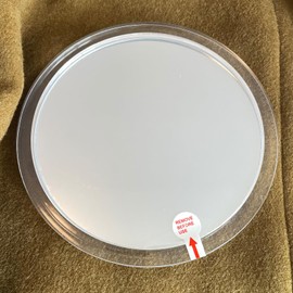 YoHumk Espejo de ducha sin niebla para afeitarse y maquillarse con 3 potentes ventosas extraíbles, espejo antivaho inastillable para ducha y baño, espejo de seguridad sin vidrio para niños