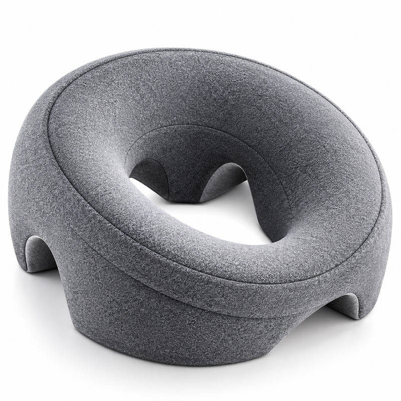 Memory Foam Face Down Pillow for Prone Rest – Open-Center
