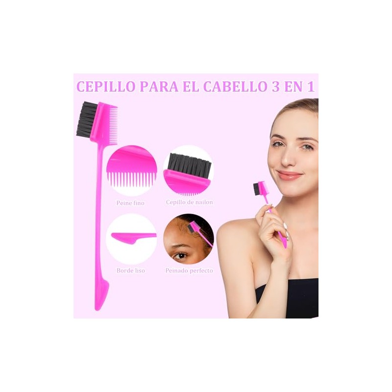 HEYMKGO Juego de Herramientas para Peinar el Cabello con 400Pcs