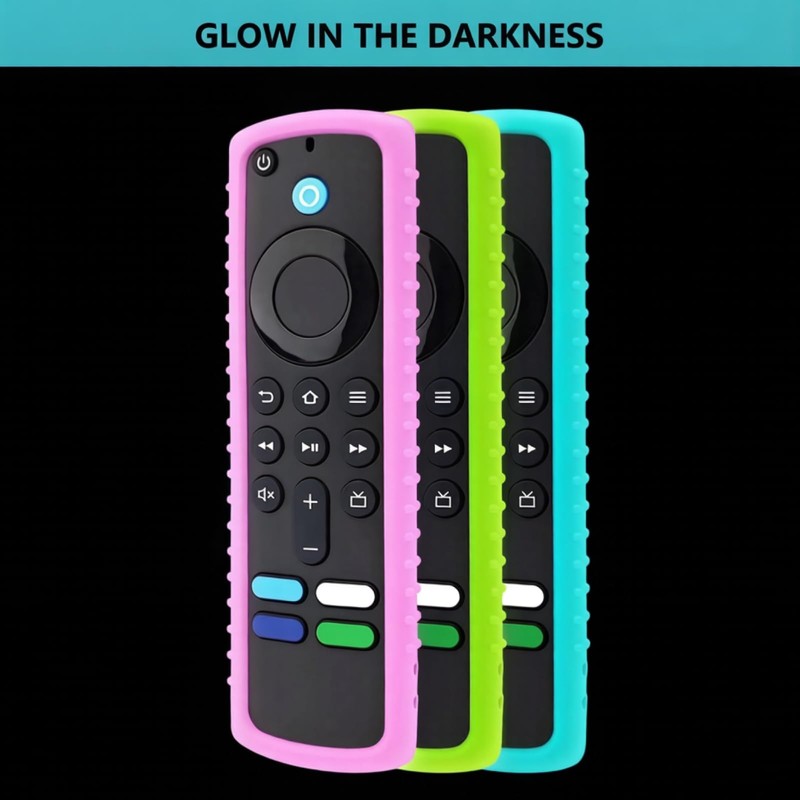 [2 Pack] Protective Cover for FTV Stick Remote, Friendly Silicone