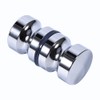 Bathroom Shower Door Handle, Aluminium Alloy Single Glass Door Knob,