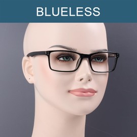 BLUELESS 10 Pairs Retro Reading Glasses for Women Men Classic Spring Hinges Readers +1.50