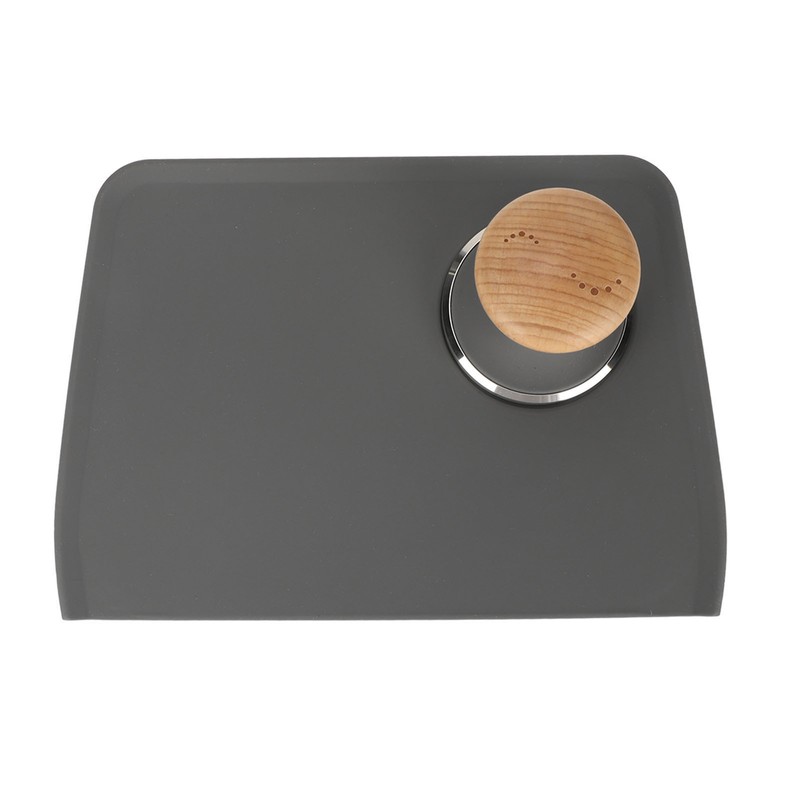 2Pcs Coffee Tamp Mat Integrated Silicone Coffee 90 Degree Corner