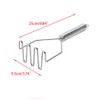 Potato Mashers, Potato Masher Stainless Steel Professional Kitchen Cooking Utensil