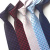 WHITE FANG NC022 Men's Necktie, Polka Dot, Solid Suit, Business,