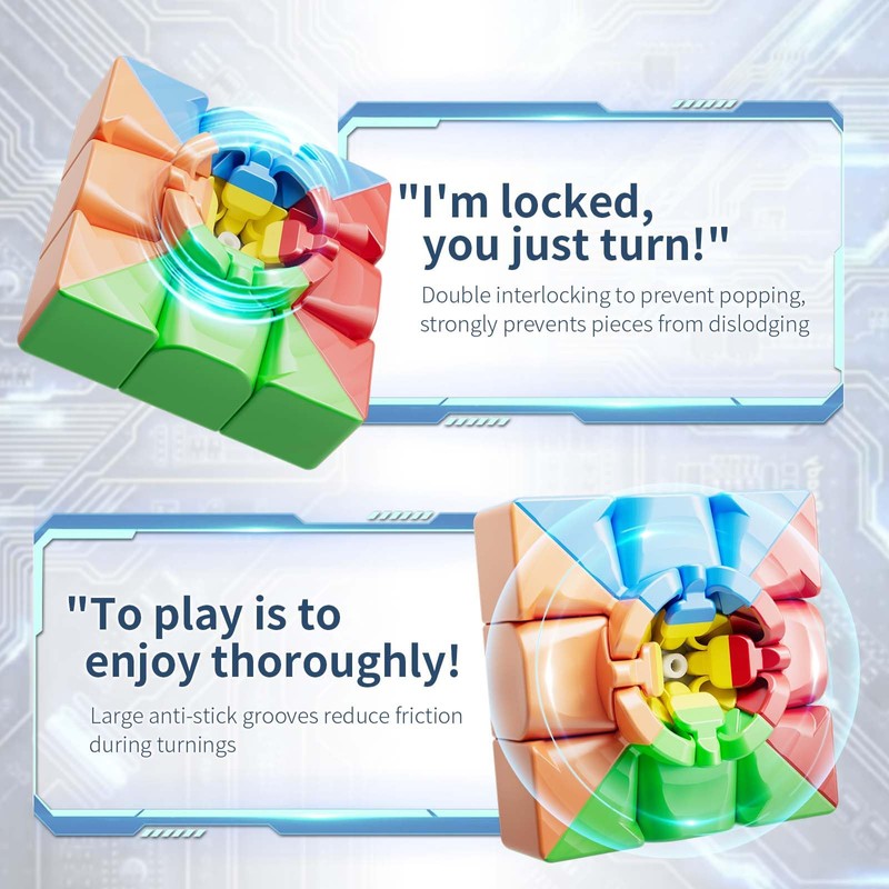 Moyu Meilong 2x2 3x3 4x4 5x5 Educational Cube Set Stickerless