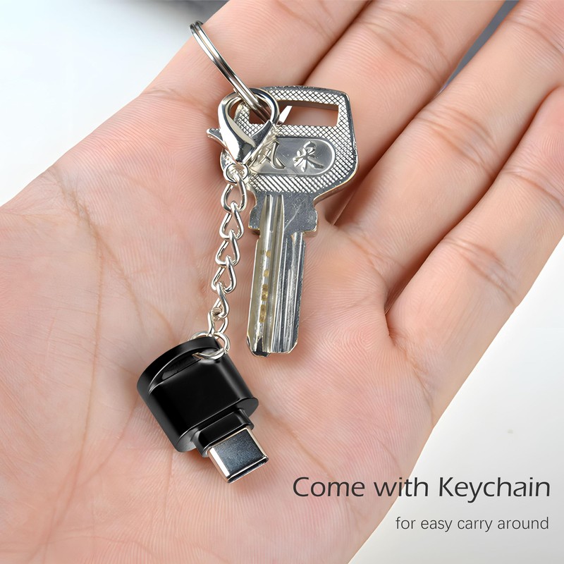USB C Micro SD Card Reader for Android Phone, Camera,