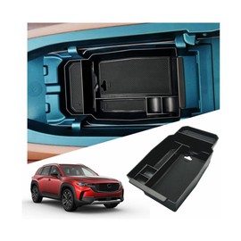 Ruiya 2025 CX50 Center Console Organizer for Mazda CX50 2025 Accessories ABS Material Armrest Console Glove Tray Compatible with 2023 2024 2025 2026 Mazda CX50