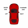 WLLW For 2012-2017 Toyota Camry Mirror Glass+Adhesive Passenger Right Side