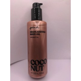 Victoria's Secret Pink Highlighting Coconut Oil Body Oil 8 fl oz