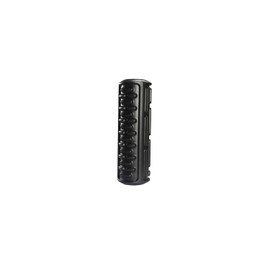 Maykoosh Renaissance Romance Black Vibrating Roller Massager: Tri-Texture Foam Roller with Vibration Settings, Internal Storage, 19.5-Inch Length for Muscle Recovery