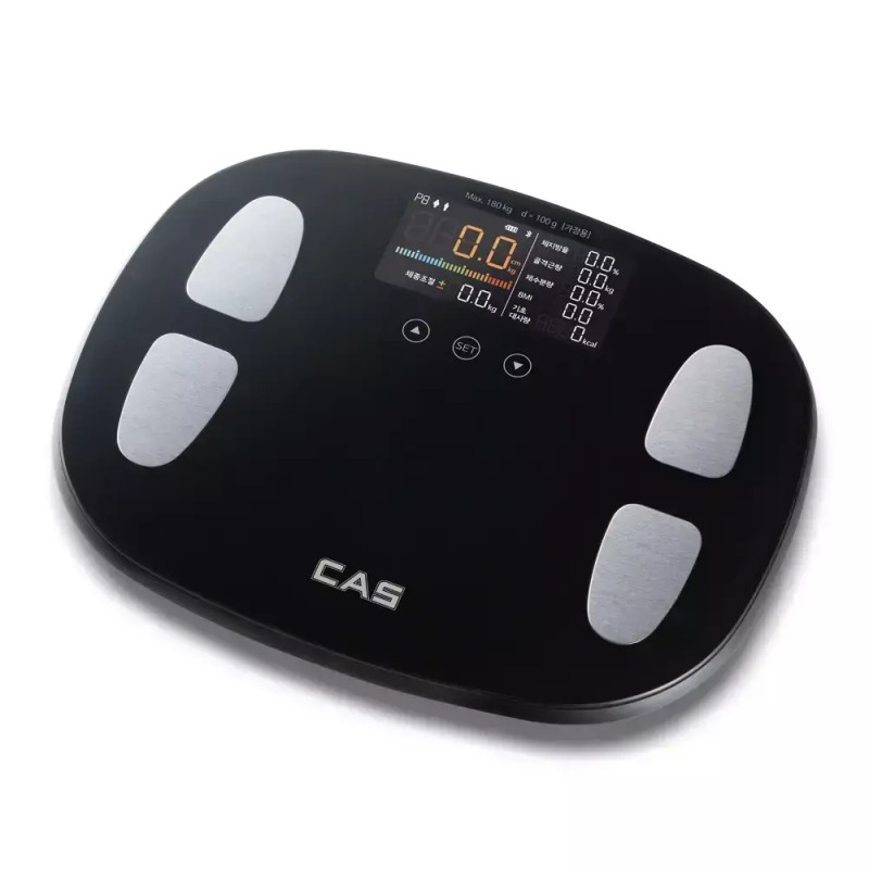 Cass 카스 스마트체중계 BFA-S9 체지방 대형한글화면 가정용체중계 [화이트] CAS Smart