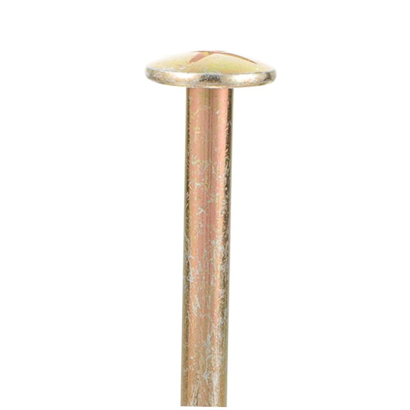 KONTONTY 12pcs Garden Property Line Markers Coated Survey Stakes for