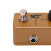 Overdrive Effect Pedal Earthy Yellow Metal Guitar Accessories with Gold
