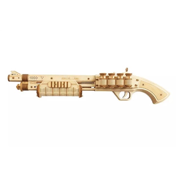 ROKR LQ501 Toy Gun 3D Wooden Puzzle - Terminator M870