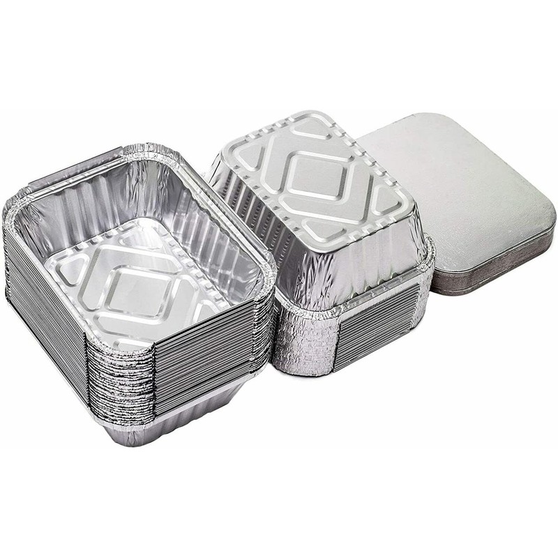 4.55 X 5.55 in Aluminum Pans - Aluminum Pans with