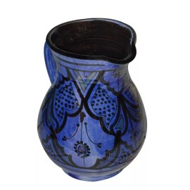 "Handmade" Moroccan Pitchers Sangria Handmade Ceramic Carafe Beverage Dispenser Jar Cooler