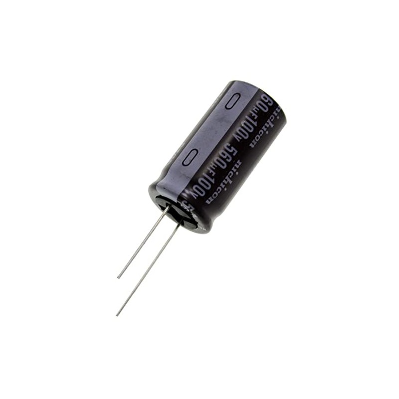 5x Electrolytic Capacitor rad. 560µF 100V 105°C ; UPJ2A561MHH ;