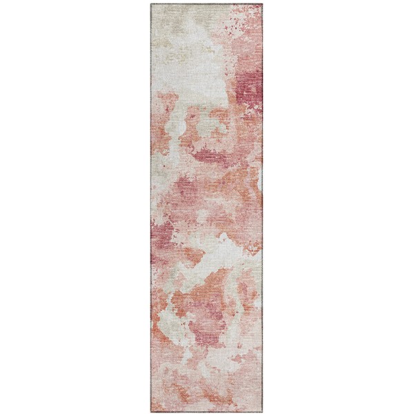 Addison Rugs Indoor/Outdoor Accord AAC32 Pink Washable 2'3" x 7'6"