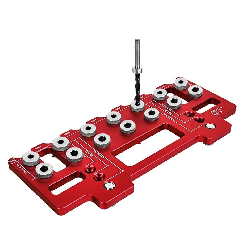 Cabinet Handle Pitch Hardware Jig Kit Woodworking Drawer Door Jig
