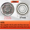 JEUCLEL JL 702 for 27mm Nuts, Jeep Wheel Lock Nut