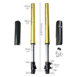 Unbranded Front Forks Shock Suspension Triple Tree Clamp For Dirt Pit Bike SSR 125cc 110cc