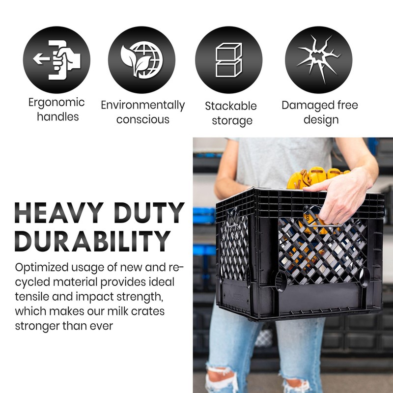 Juggernaut Storage Multi-Purpose Milk Crate (1)