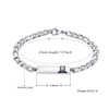 Ydmwannx Long Strip Cremation Urn Bracelet for Ashes Birthstone Cremation