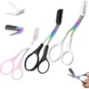 3PCS Eyebrow Trimmer Scissor,2024 New Eyebrow Scissors with Comb,Stainless Steel
