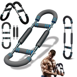 Twister Arm Trainer, 40-100lbs Adjustable Resistance Twister Arm Exerciser Chest Exerciser for Men&Women, Portable Chest Workout Equipment Arm Trainer, Detachable Design Twister Fitness Equipment