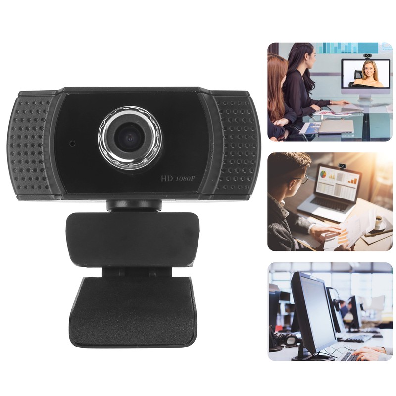 1080P Webcam Cameras for Computers with Builtin Microphone for Online