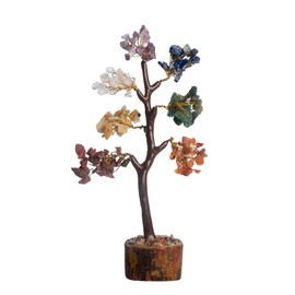 Wonder Care Rose Quartz Crystal Tree for Positive Energy and Home Decorations and Healing Crystal Tree of Life | Money Tree | Crystal Decor | Pink Quartz Crystal | Feng Shui Decor (300 Beads