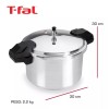 Tefal Olla Expres Presión 12 Litros Tfal Aluminio Válvula Segurida
