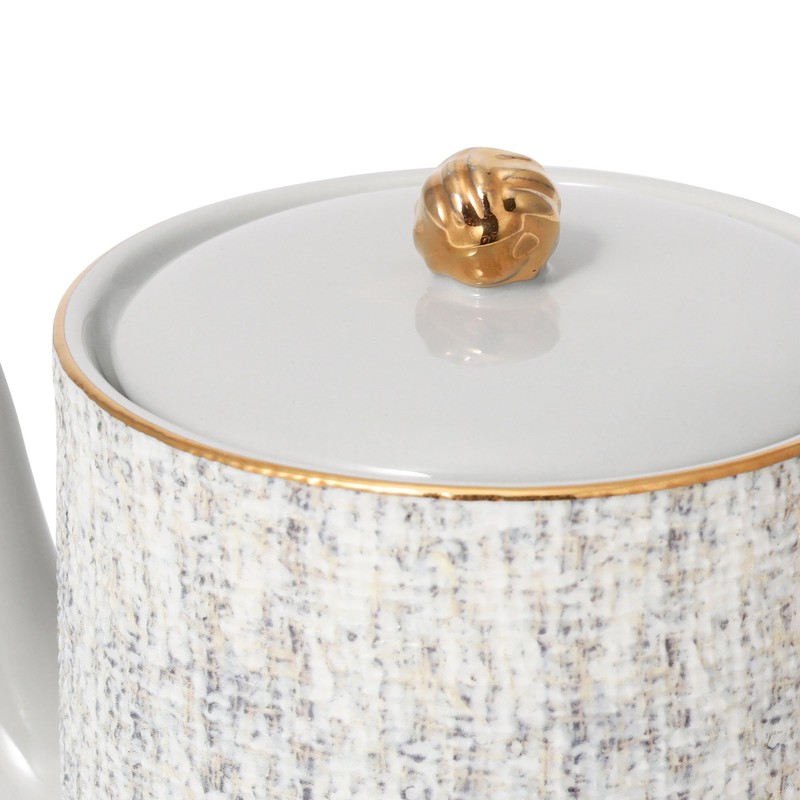 Francfranc Franc Tweed Teapot, Grey