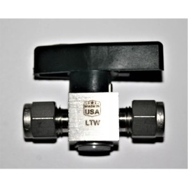 SSP 1/4" Tube OD 316ss Plug Valve (3000 Psig) SSP Flolok PV4-D4-316