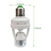 Motion Activated Light Socket,E26 Motion Security Light Bulb Socket Indoor