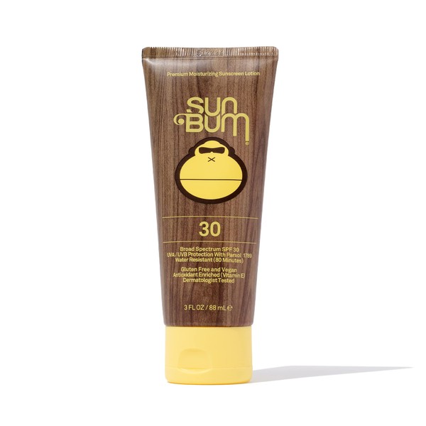 Sun Bum Original SPF 30 Sunscreen Lotion | Vegan and Hawaii 104 Reef Act Compliant (Octinoxate & Oxybenzone Free) Broad Spectrum Moisturizing UVA/UVB Sunscreen with Vitamin E | 3 oz