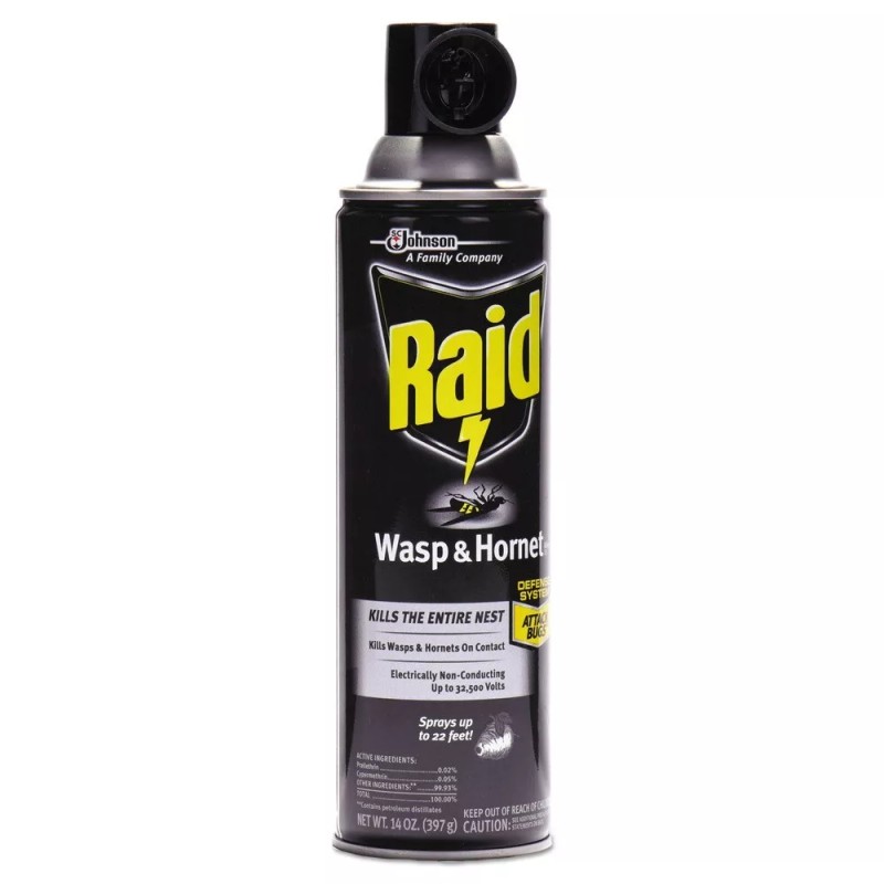 Raid 668006 14 oz. Wasp & Hornet Killer Spray (12/CT)
