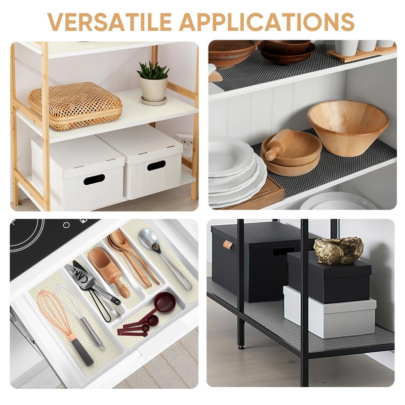 BALEINE Cabinet Liner, Drawer and Shelf Liner for Kitchen Cabinets