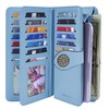 Travelambo Women's Wallet RFID Blocking Credit Card Holder Large Capacity