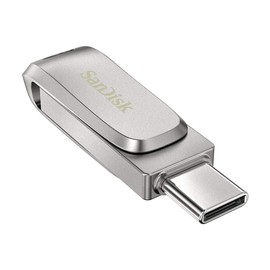 SanDisk 128GB Ultra Dual Drive Luxe 150MB/s USB 3.1 to Type-C Flash Drive SDDDC4-128G for Smartphones, Tablets, & PC Bundle with (1) GoRAM Lanyard (128GB)