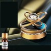 Car Aromatherapy Solar Energy Suspended Crystal Ball Rotating Car Aroma