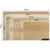 Daiwa Industrial Cutting Board with Stand, Dishwasher Safe, Wooden Hinoki,