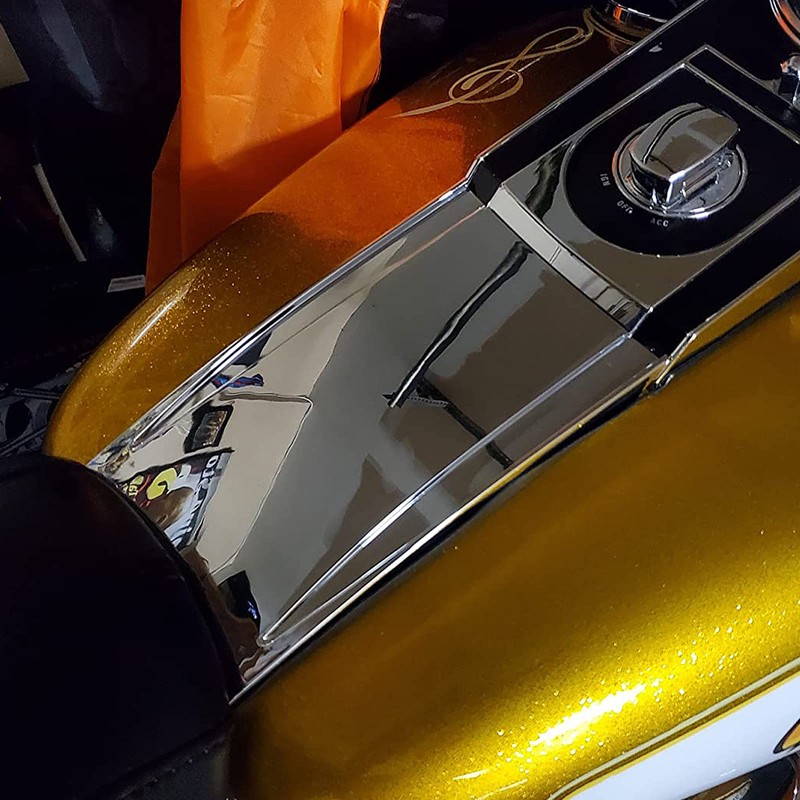 HDBUBALUS Motorcycle Lower Dash Panel Extension for Harley Softail FXST