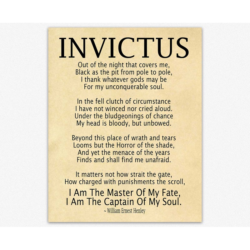 Wallbuddy If Poem Invictus Poem and Desiderata Inspirational Poems Set